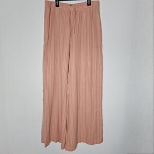 NWOT Splendid Women's Pink/Wide Leg Pants Size Large
